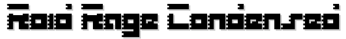 Roid Rage Condensed font
